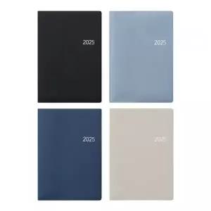 2025 BZ67LN19 다이어리 플래너 스케줄러 블랙 각인 업무용 양장노트