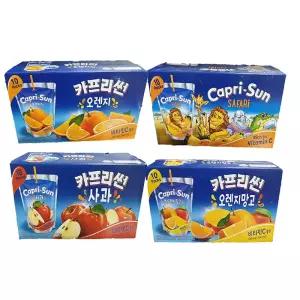 카프리썬 사과+오렌지+오렌지망고+사파리 200ml 40개