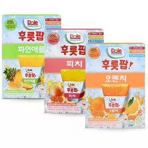 Dole 돌 후룻팝 62ml 3종 총 24개 (오렌지x8+피치x8 +파인x8)