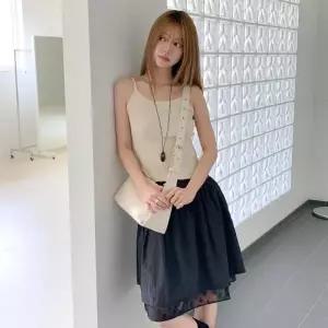 [다잇템]여자 데일리 데이트룩 바캉스 청순 발랄 볼륨 미니스커트