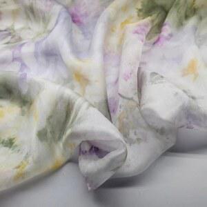 순실크 쉬폰 얇은 원단 135CM 부드러운 너비 재료 DIY 바느질 스카프 6MM