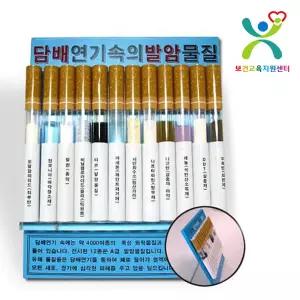 담배연기속의 발암물질 kim3-6 금연 교육교재 기자재