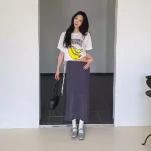 여자 봄여름 데일리 레이스 롱스커트_25355554_588872