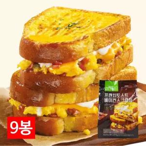 삼립 시티델리 프렌치 토스트 베이컨스크램블 495g (165gX3입) X 9봉