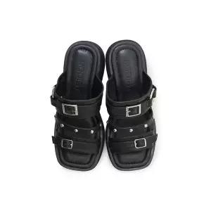 갤러리아 (26여름)CAPSULE LINE] 스트랩 디테일 통굽 샌들 (ES2AS560)