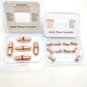 20pcs PT-80 플라즈마 커터 토치 전극 용접 팁 소모품