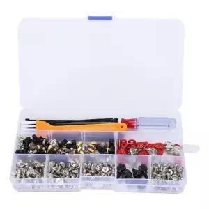 330PCS 컴퓨터 나사 및 스탠드오프 키트 PC 마더보드 하드 드라이브 SSD 노트북 DIY 조립을 위한 황동 있는