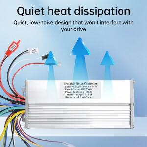 48V 60V 64V 35A 800W 전기 모터 컨트롤러 DC 브러시리스 전동 스쿠터 액세서리
