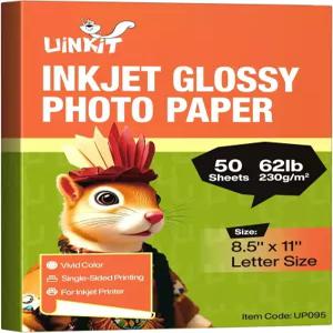잉크젯 프린터 전용 Uinkit 광택 사진 용지 1110만 230g 851150