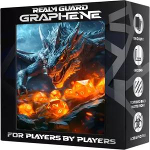렐름가드 그래핀 100ct 텍스처 매트 TCGMTG 아트 슬리브D20 가디언
