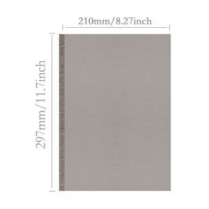A4 1mm 회색 판지 종이 5개, DIY 수제 몰드 앨범 커버 패키지 페인팅용 두꺼운