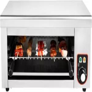 살라만더 브로일러 1500W 110V 전기 치즈 멜터 상업용 스테인리스 스틸 라클렛 그릴 홈 호텔용 온도 조절