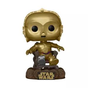 펀코 팝! 스타워즈 제다이의 귀환 40주년 C-3PO 의자에 앉다