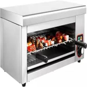 LIWBYYG 1500W 전기 치즈 멜터 110V 그릴 스테인리스 스틸 토스터 오븐 카운터탑 스테이크 브로일러