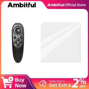 [호환품]AMBITFUL 12.5x13.2cm 텔레프롬프터 글라스 및 리모컨