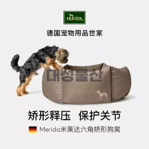 헌터 강아지 메모리폼 침대 정형외과용 육각형 방석 M L XL