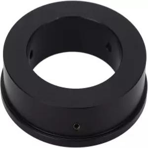 ZJChao 스테레오 현미경 카메라 어댑터 링 76mm 알루미늄 합금 120X 180X 300X 단안 C 마운트 렌즈 비디오