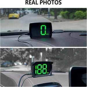 자동차 GPS HUD 헤드업 디스플레이 범용 디지털 속도계 프로젝터 Kmh/Mph 큰 글꼴 USB 케이블 플러그 앤