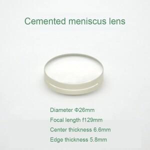 망원경 DIY 액세서리 26mm 44mm 접착식 오목 볼록 렌즈 무색 광학 유리 스코프 현미경 접안렌즈용