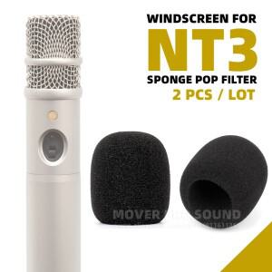 RODE NT3 3 마이크용 윈드 스크린 실드 스폰지 방풍 폼 콘덴서 커버 안티 팝 필터