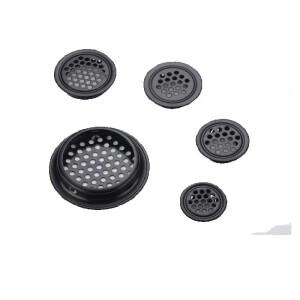20개 에어 환기 커버 캐비닛 덕트 벤트 스틸 루버 메쉬 홀 플러그 블랙 옷장 직경 19mm-53M 호환m