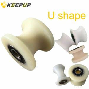 손수레바퀴 U 그루브 나일론 풀리 자형 40MM 지지 120MM다양한 롤러 80MM 휠 70MM 50MM 트랙 60MM