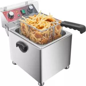 가정용 여과 기능이 있는 1800W 상업용 딥 피쉬 프라이어와 레스토랑용 12.7QT 스테인리스 스틸 포함된