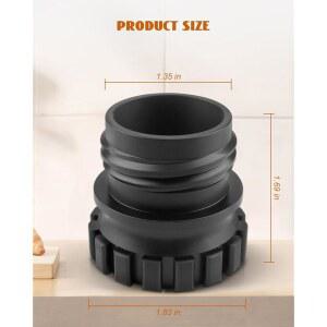 테라 /아트 / 원터치 소다 머신용 2PCS 커넥트 CO2 어댑터 크리스탈 퀵 어댑터, 병 0.7리터용 유리