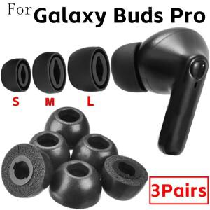 3-1쌍 소프트 실리콘 이어 팁 삼성 호환 Galaxy Buds Pro용 안티 드롭 교체 이어버드 헤드폰