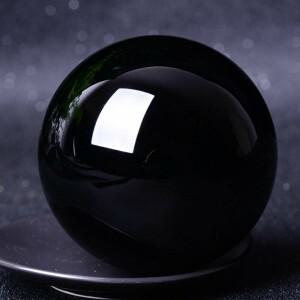 C5 20-60mm 아시아 천연 흑요석 구형 석영 크리스탈 매직 볼 치유 Reiki Rock Stone 수집품 (베이스 없음)