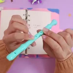 피리 볼펜 선물용 귀여운 판촉 특이한 4color