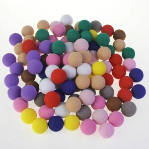 20/50/100Pcs 11 색 직경 20mm  EVA 폼 소프트 스폰지 공 DIY 수제 골프 연습 애완 동물 키덜트