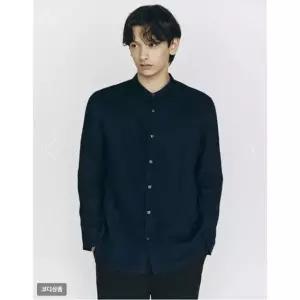 [갤러리아] 남자 린넨 헨리넥 셔츠 ,여름셔츠(01045517)