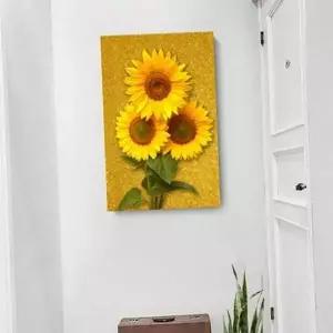 해바라기 액자 40X60 해바라기 그림 돈들어오는 인테리어 풍수 재물