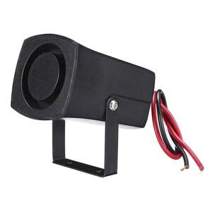 [호환품]바이크 오토바이 차량용 후진  스피커 블랙 110-120dB DC 12V 백업 사운드 사이렌 알람