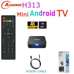 TANIX TX1 안드로이드 10.0 TV 스틱 올위너 H313 쿼드 코어 4K HDR 미니 게임 2.4G 와이파이 스마트 호환