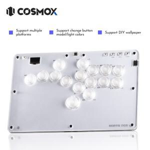 [호환품]- Cosmo 호환X 레버리스 컨트롤러 PC/PS3/PS4/PS5 스위치 용 아케이드 파이팅 게임 스팀 스틱 키보