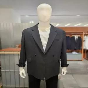 [갤러리아] 23 S/S 본 라임 허니콤 세미오버 차콜그레이 자켓 BN3MEA284CH