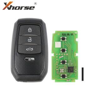 Xhorse XS 스마트 호환 키 XSTO01EN to Y.T 도요타 호환 XM38 키 쉘 지지대 4D 8A 4A 1 개