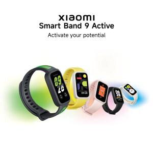 XIAOMI 스마트 밴드 9 액티브 글로벌 버전 1.47인치 디스플레이 18일 배터리 수명 모드 하루 종일 건강 및 피트니스 모니터링 5ATM(블랙)