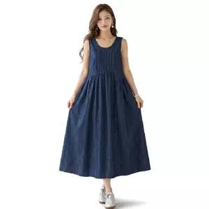 [NS홈쇼핑](삽)모데트 데님 민소매원피스[35945737]