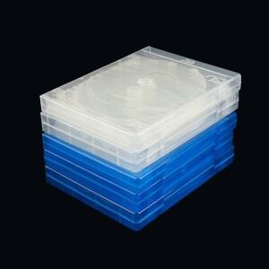가정용 플라스틱 CD 케이스 블루레이 교체 게임 DVD 디스크 보관 브래킷 박스 보호 상자