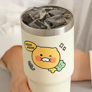카카오프렌즈 춘식이 스윙 빨대 핸드 텀블러 591ml