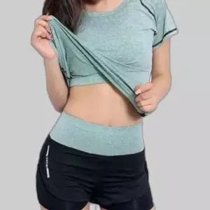여성 트레이닝 반팔 티셔츠 헬스장 운동복 런닝복