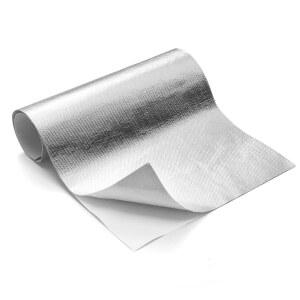 FLASLD 알루미늄 열 차폐 매트 차단 지원 담요 12인치 X 24인치, 유리섬유 단열 반사 재료 고온 보호