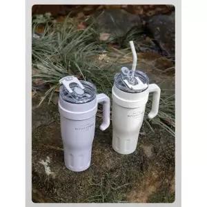 SITARAYURI 대용량 진공 스텐 텀블러 1.25L 이중진공 빨대 보온 보냉 스텐 콜드컵