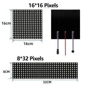 차량 주간 주행등 엔젤 링 WS2815 12V 고휘도 RGB 팬텀 컬러 브레이크포인트 리주머스 풀 LED 픽셀 스크린