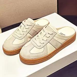 캐주얼 슬리퍼 여성 스니커즈 블로퍼 운동화 뮬 QWFHEAI1