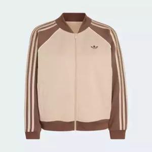 아디다스 adidas 슈퍼스타 루즈 트랙탑 - 스톤카키원더화이트 KD8825