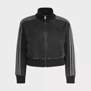 아디다스 adidas 파이어버드 데님 트랙탑 - 블랙 KD2898